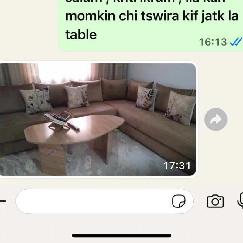 Table nuage